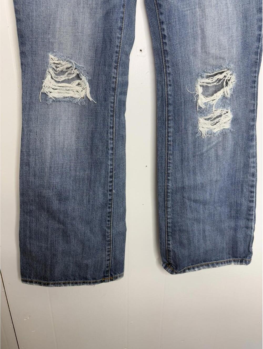 American Eagle Jeans Womens 4 Vintage Favorite Boyfriend Y2K Low Rise Ripped - Picture 9 of 13